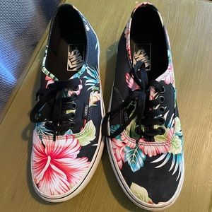 Tropical Floral Vans